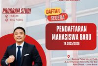 STIHP Pelopor Bangsa resmi membuka pendaftaran mahasiswa baru Tahun Akademik 2025/2026 untuk program studi Hukum dan Ilmu Politik di Kampus Merah Putih, Depok./Dok.Ist
