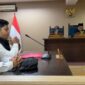 Pemohon Billy Adhiyaksa dan Haidy Arsyad menghadiri sidang perdana sengketa informasi publik melawan Perumda Tirta Pakuan Kota Bogor di Komisi Informasi Provinsi Jawa Barat, Rabu (21/5/2025)./Dok.kanniadvokasi.id
