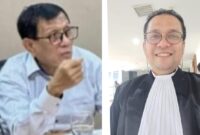 Ketua Umum PWI Pusat Hendry Ch Bangun (kiri) dan Wakil Ketua Bidang Organisasi PWI Pusat Hendra J Kede (kanan) saat menyampaikan klarifikasi terkait edaran palsu 19 Mei 2025 dan menegaskan kepengurusan sah PWI.