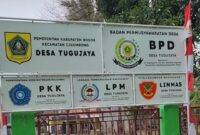 Kantor Pemerintah Desa Tugu Jaya, Kecamatan Cigombong, Kabupaten Bogor yang dilaporkan KANNI karena diduga mengabaikan permohonan informasi publik./Dok.Ist