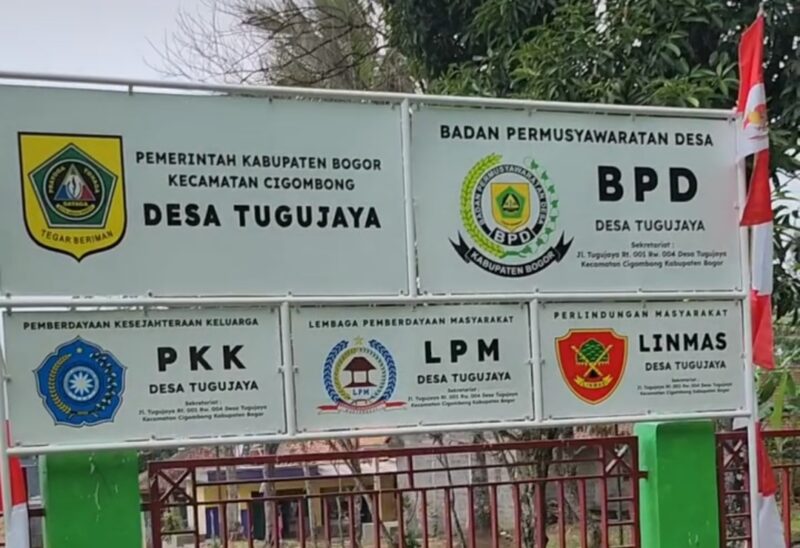 Kantor Pemerintah Desa Tugu Jaya, Kecamatan Cigombong, Kabupaten Bogor yang dilaporkan KANNI karena diduga mengabaikan permohonan informasi publik./Dok.Ist