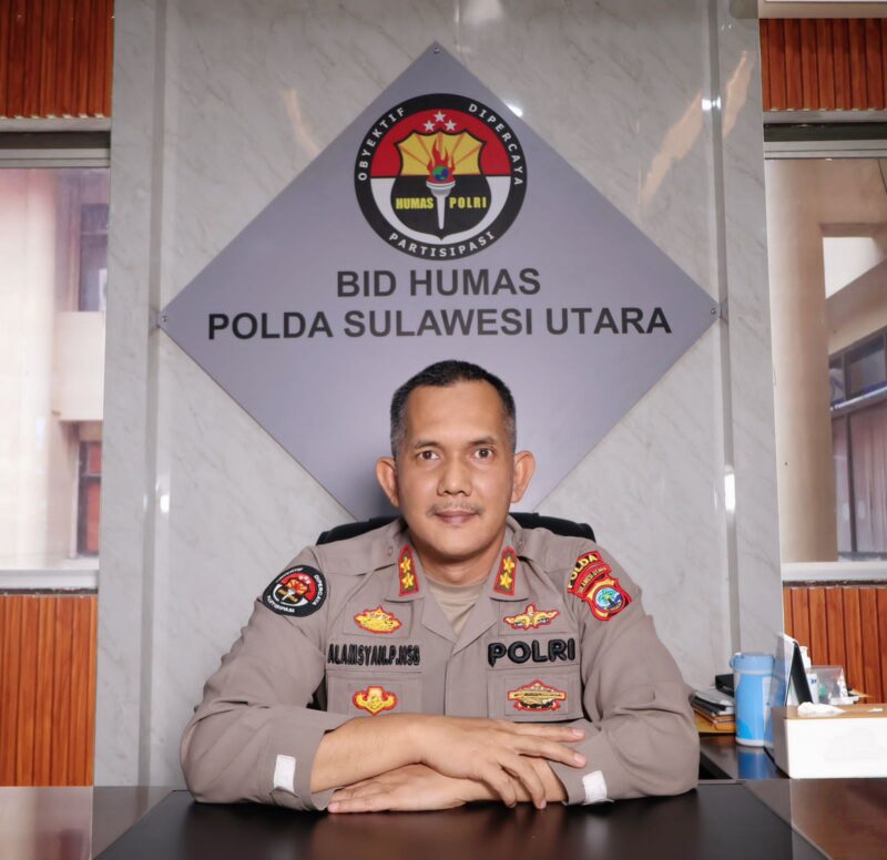 Kabid Humas Polda Sulut AKBP Alamsyah P. Hasibuan memberikan penegasan terkait pengusutan dugaan penipuan rekrutmen anggota Polri yang mencatut nama pejabat./Dok.kanniadvokasi.id