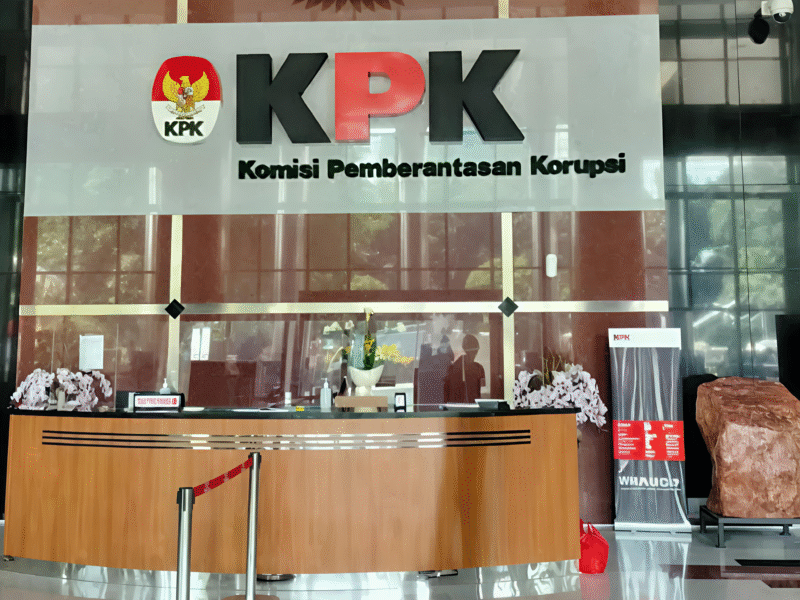 Lobi Gedung Komisi Pemberantasan Korupsi (KPK) di Jakarta, lokasi pertemuan sejumlah pejabat Pemkab Bogor dengan pihak KPK terkait pengawasan anggaran tahun 2025./Dok.kanniadvokasi.id