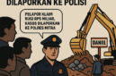 Ilustrasi kasus dugaan penyerobotan lahan di Ratatotok Selatan, Minahasa Tenggara, yang dilaporkan ke Polres Mitra dengan kerugian ditaksir Rp5 miliar.