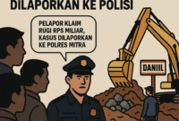 Ilustrasi kasus dugaan penyerobotan lahan di Ratatotok Selatan, Minahasa Tenggara, yang dilaporkan ke Polres Mitra dengan kerugian ditaksir Rp5 miliar.