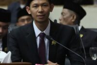 Sekretaris Fraksi Partai Gerindra DPRD Kabupaten Bogor, Heri Gunawan, saat menghadiri rapat paripurna. Ia mengapresiasi langkah Presiden Prabowo mencabut izin tambang di Geopark Raja Ampat./Dok.kanniadvokasi.id