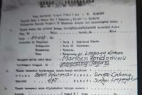 Dokumen surat keterangan tanah atas nama Marthan Rondonuwu yang diduga palsu karena mencantumkan istilah 