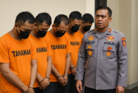 Poto ilustrasi: Enam tersangka pembunuhan notaris asal Bogor diamankan polisi, salah satunya merupakan sopir korban.
