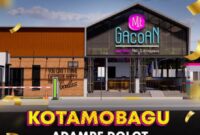 Tampak depan restoran Mie Gacoan Kotamobagu yang kini disorot akibat dugaan penahanan gaji karyawan.