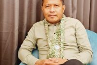 Ketua LSM Insan Totabuan, Sehan Ambaru, S.H., saat menyampaikan desakan agar Polres Kotamobagu menindak tegas kasus kekerasan terhadap perempuan.