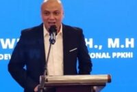 Ketua Umum PPKHI Dheky Wijaya menyampaikan pernyataan sikap terkait legalitas organisasi advokat di Indonesia.