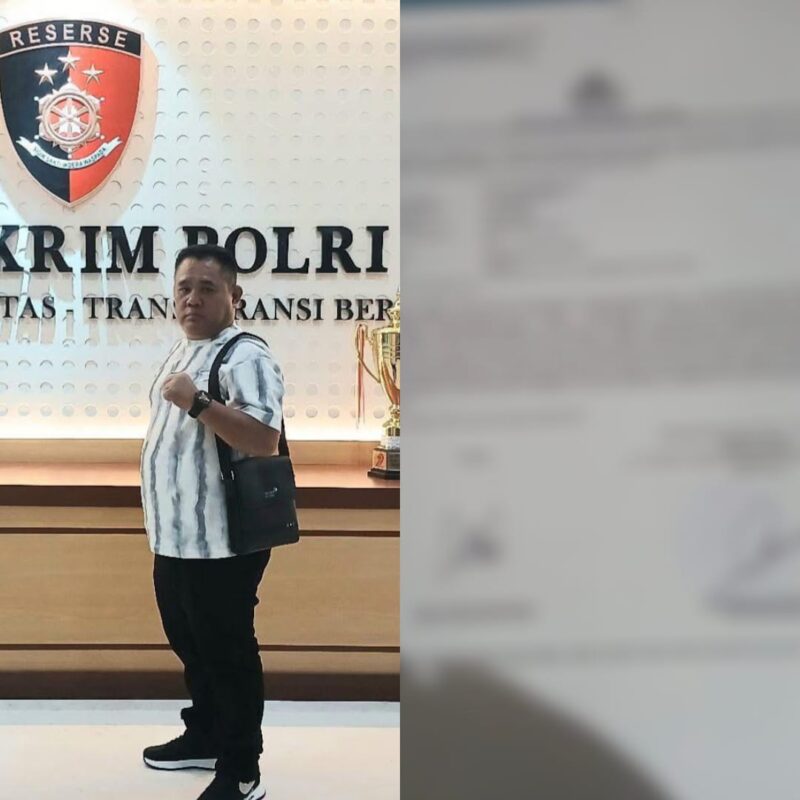 Mencari keadilan, korban resmi melaporkan dugaan ancaman pembunuhan ke Polres Boltim./Dok.Ist