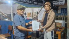 Penyerahan aduan warga Kotamobagu kepada PWI Sulut terkait pemberitaan yang dipersoalkan, Senin 15 Juni 2026. Aduan tersebut langsung ditindaklanjuti dengan koordinasi ke Dewan Pers.